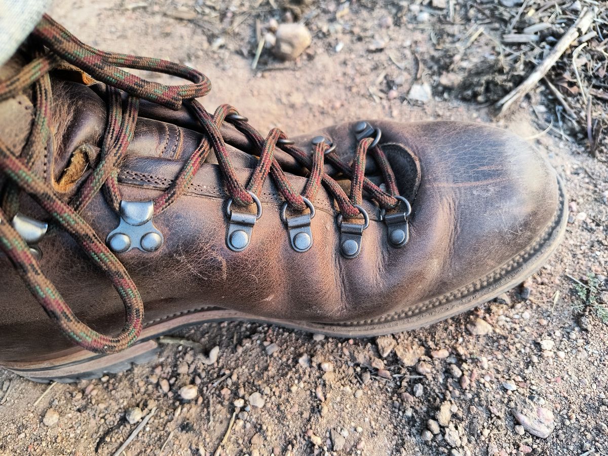 Photo by ArchieGoodyear on March 8, 2026 of the Viberg Pachena Bay in Horween Rowdy Dachshund.