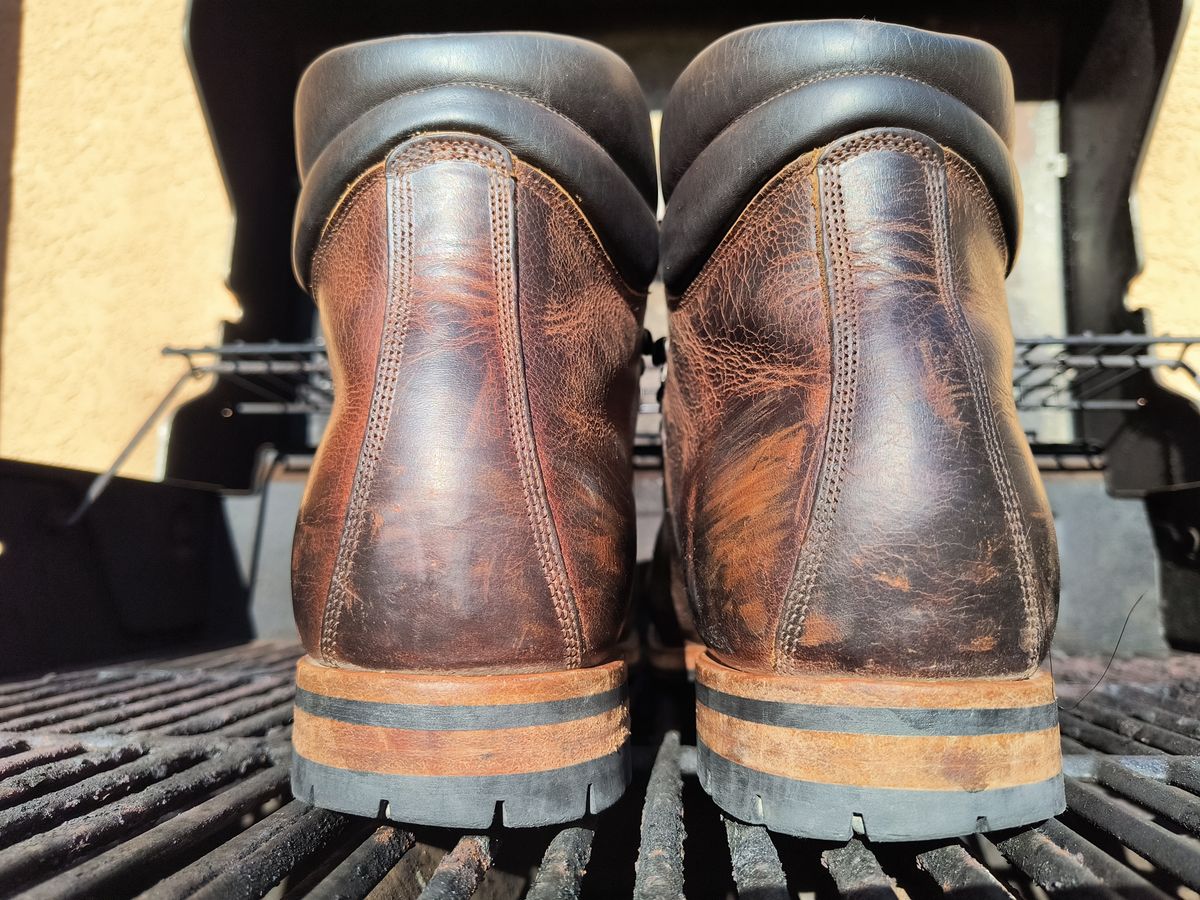 Photo by ArchieGoodyear on April 5, 2026 of the Viberg Pachena Bay in Horween Rowdy Dachshund.