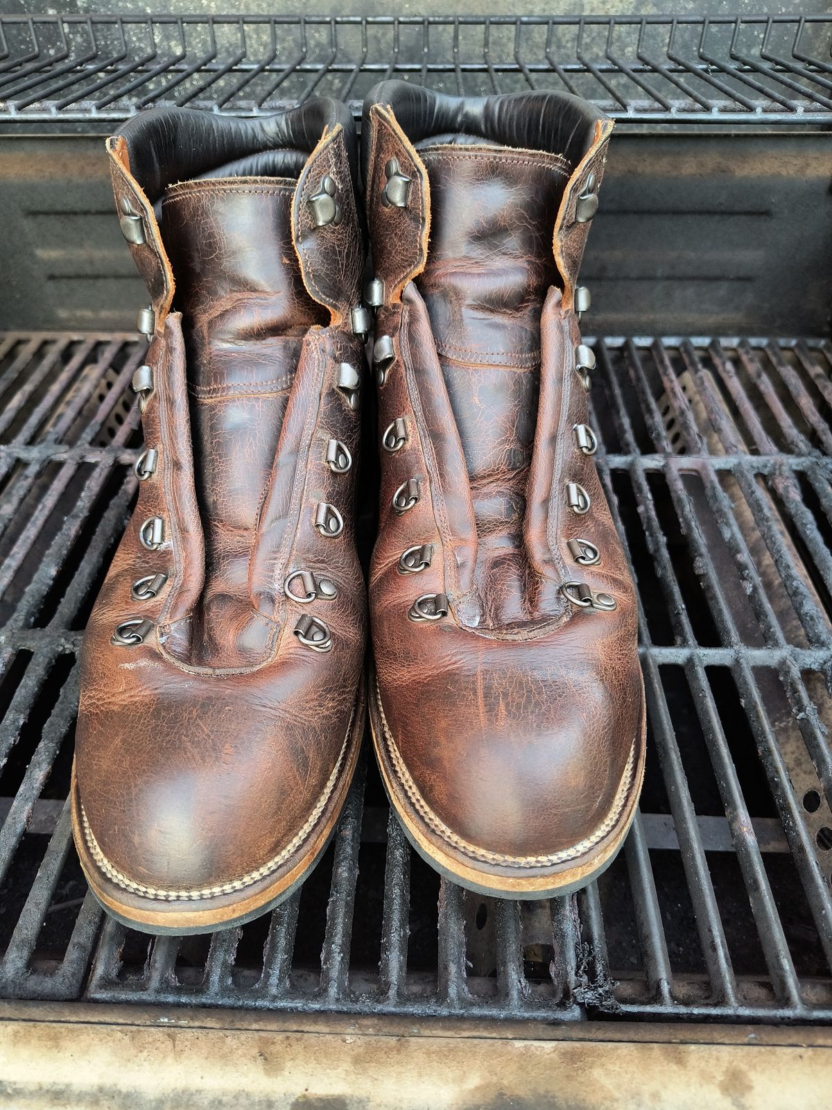 Photo by ArchieGoodyear on April 6, 2026 of the Viberg Pachena Bay in Horween Rowdy Dachshund.