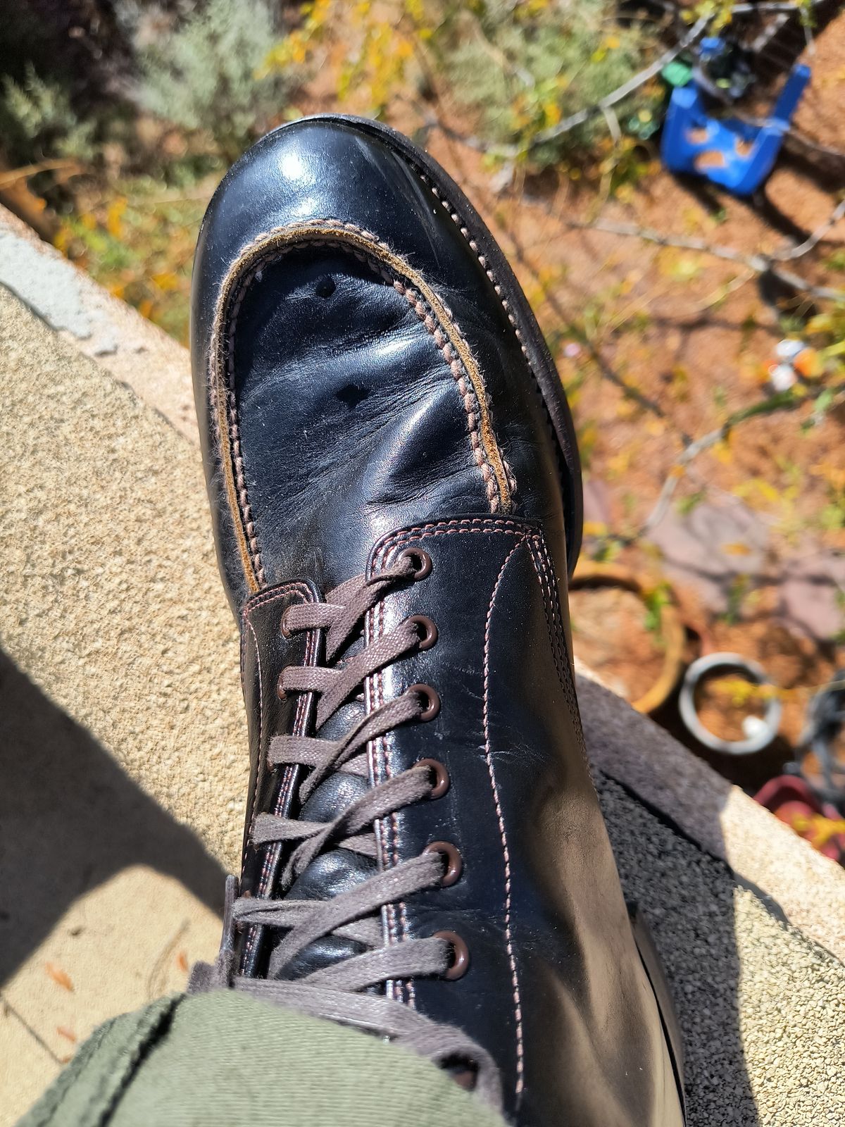 Photo by ArchieGoodyear on October 22, 2024 of the Two Monkeys Brand Sportif in Unknown Leather.
