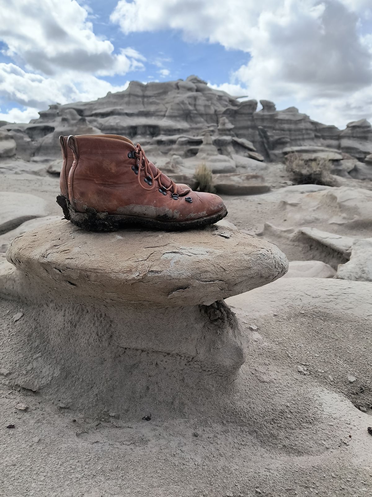 Photo by ArchieGoodyear on October 12, 2025 of the Viberg Hiker in Horween Natural Dublin.