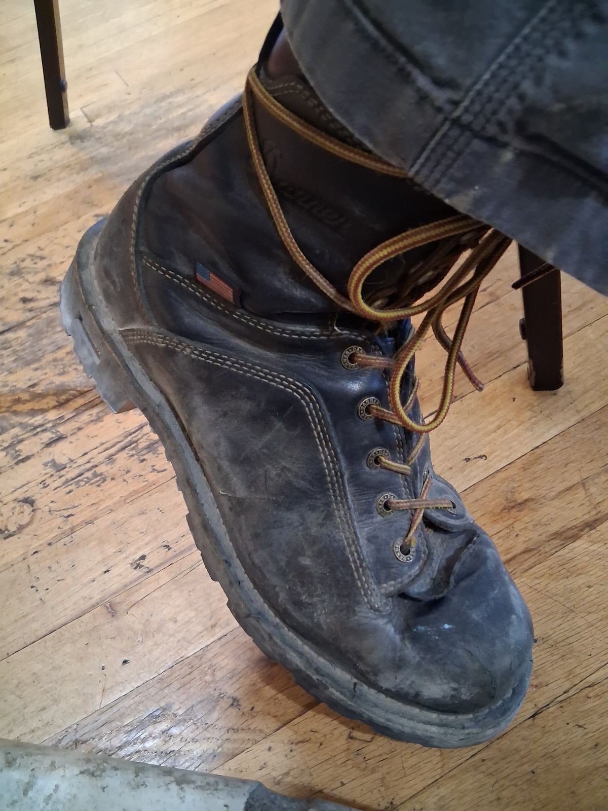 Photo by erikesterikoferiks on January 8, 2026 of the Danner Quarry in Black Full Grain.