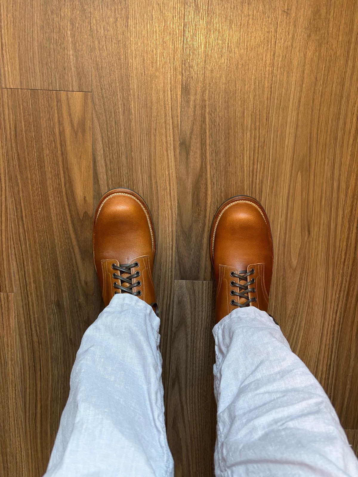 Photo by ratseller on June 26, 2026 of the Viberg Service Boot in Moc Latigo Waxed Flesh.