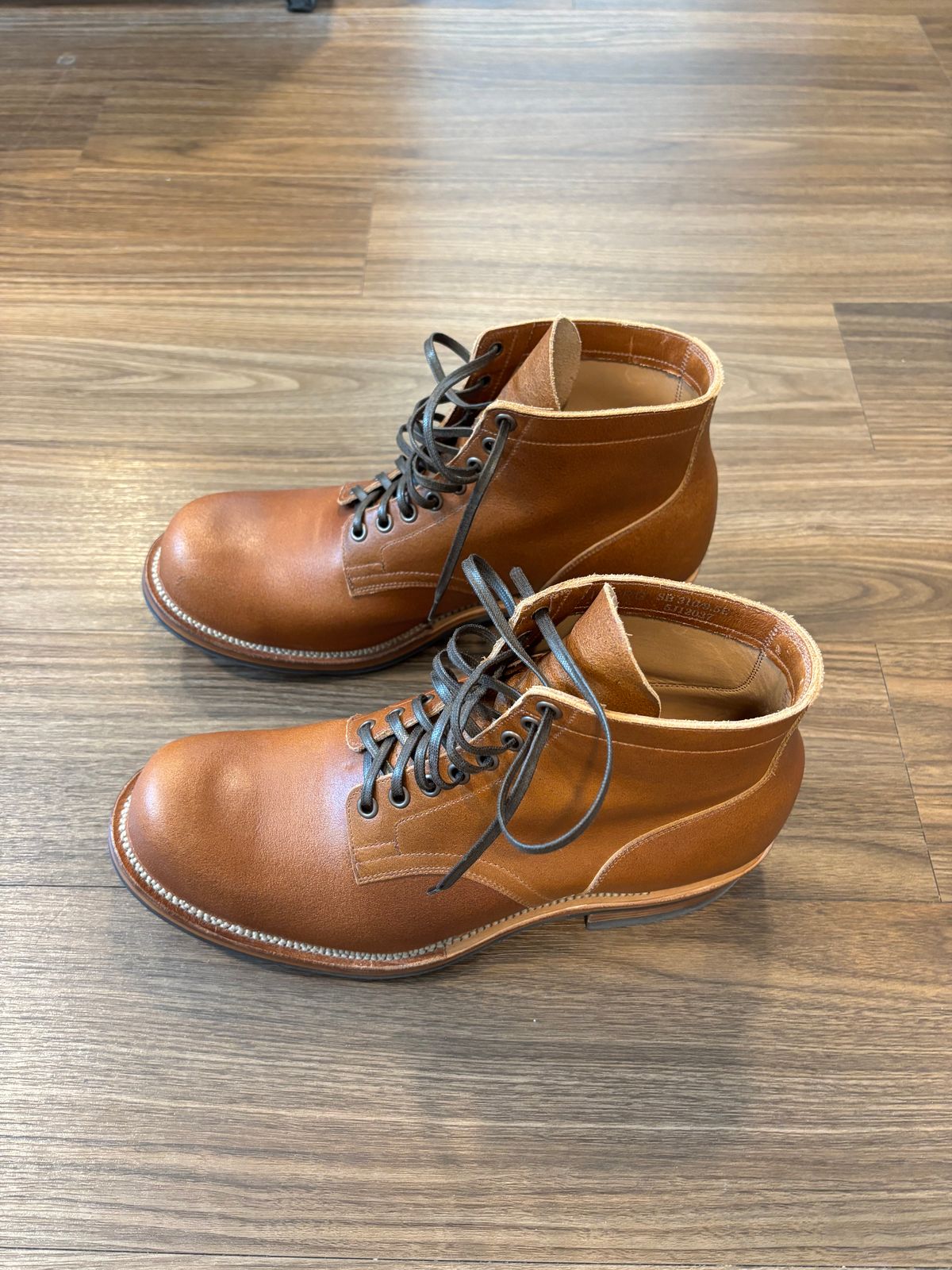 Photo by ratseller on June 30, 2026 of the Viberg Service Boot in Moc Latigo Waxed Flesh.