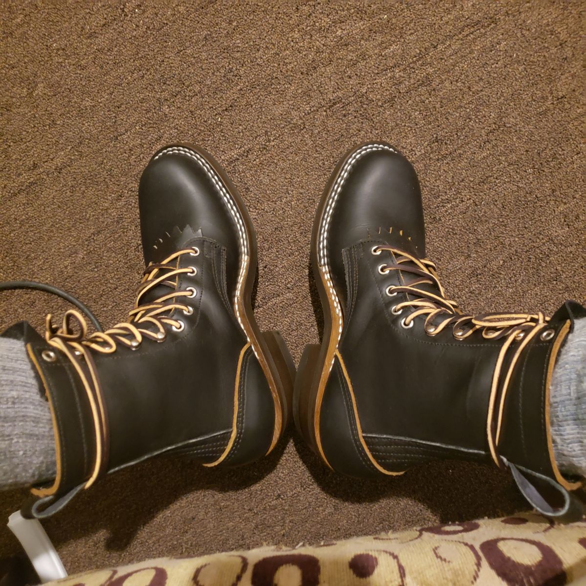 Photo by tpp5151 on December 2, 2019 of the Nicks Handmade Boots x Zuriick William in Seidel Black Domane.