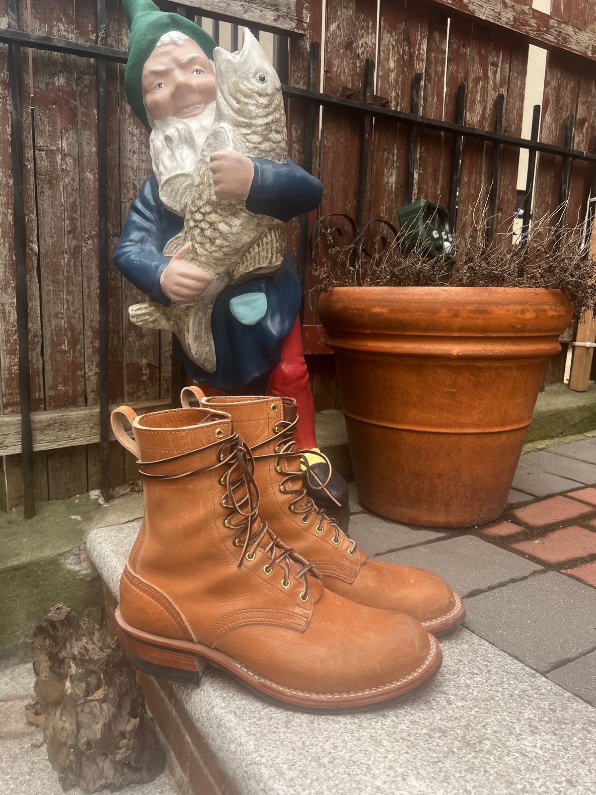 Photo by mrpizzaface on December 4, 2025 of the Nicks Ranger in Horween Light Natural Dublin.
