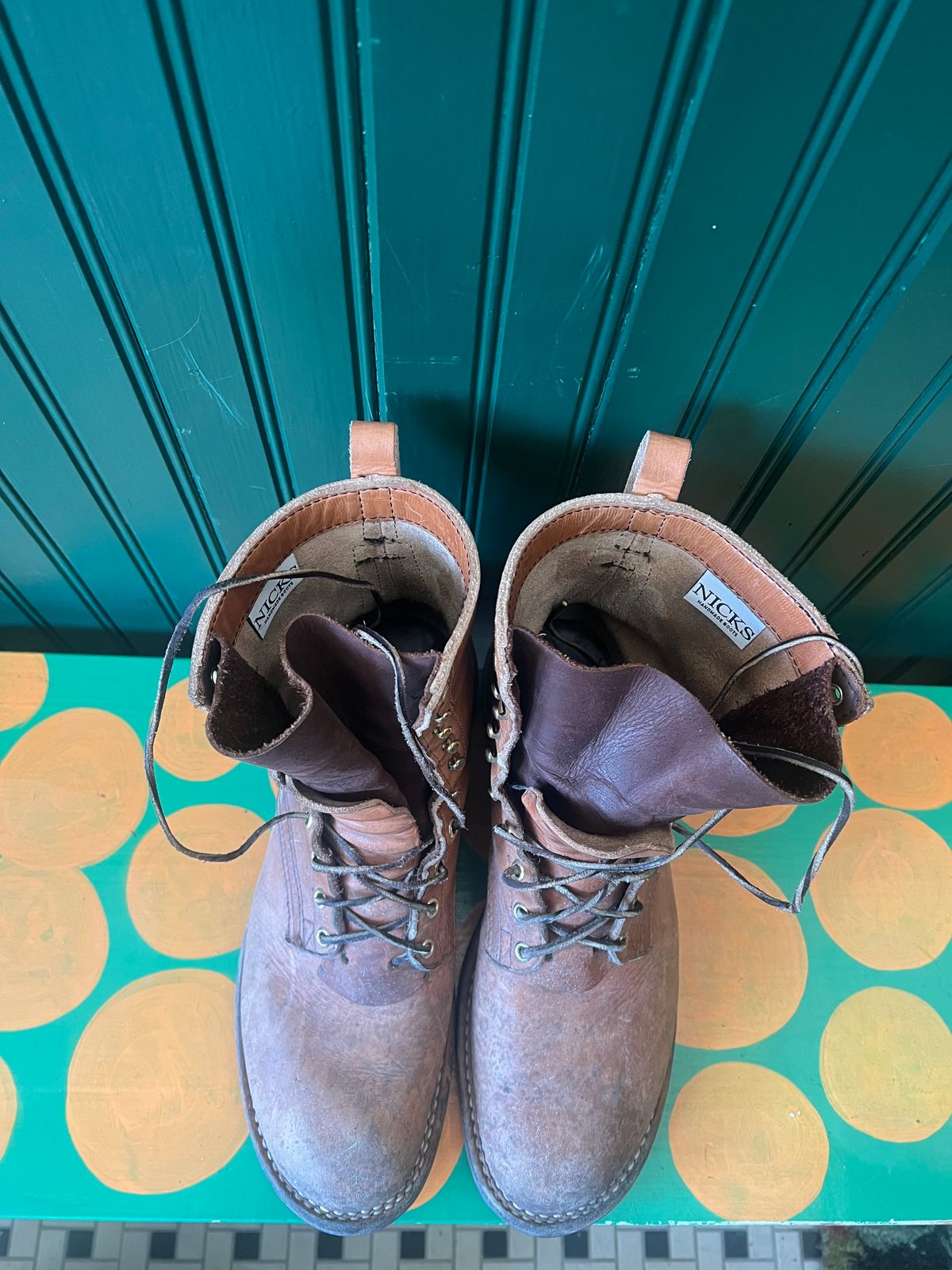 Photo by mrpizzaface on February 5, 2026 of the Nicks Ranger in Horween Light Natural Dublin.