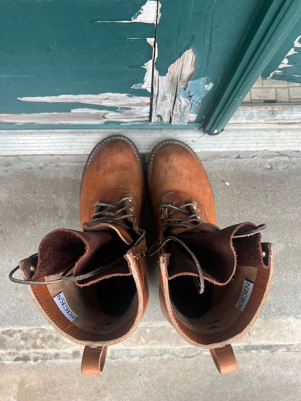 Photo by mrpizzaface on March 3, 2026 of the Nicks Ranger in Horween Light Natural Dublin.