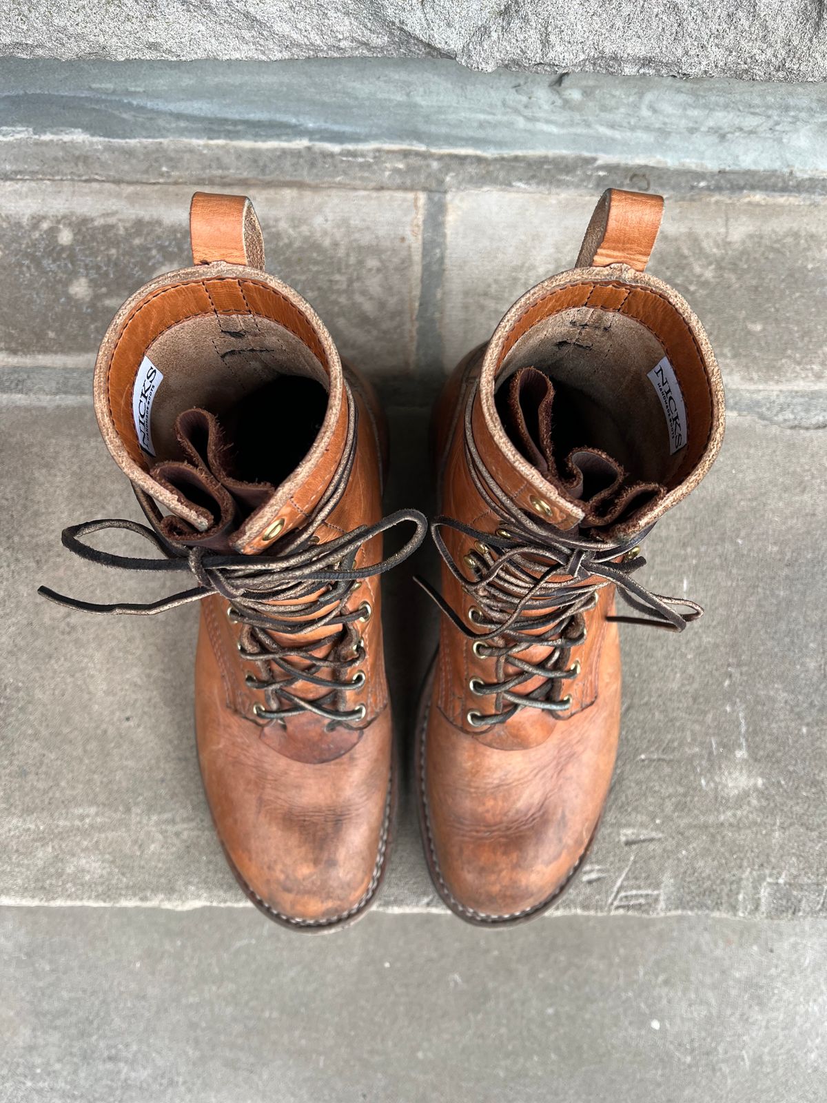 Photo by mrpizzaface on March 27, 2026 of the Nicks Ranger in Horween Light Natural Dublin.