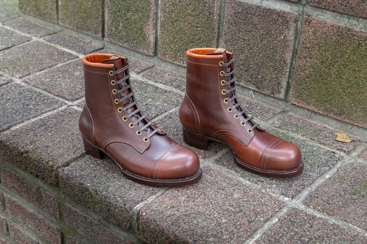 Photo by JorgeGuadarrama on October 7, 2025 of the Jorge Guadarrama Heritage Mx in Horween Timber Chromexcel.