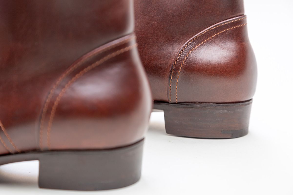 Photo by JorgeGuadarrama on October 7, 2025 of the Jorge Guadarrama Heritage Mx in Horween Timber Chromexcel.