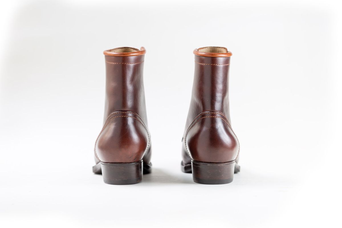 Photo by JorgeGuadarrama on October 7, 2025 of the Jorge Guadarrama Heritage Mx in Horween Timber Chromexcel.