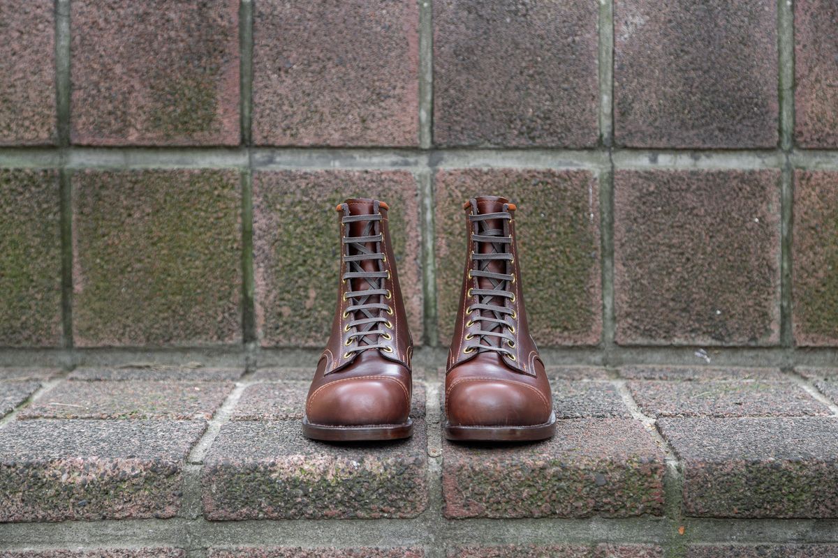 Photo by JorgeGuadarrama on October 7, 2025 of the Jorge Guadarrama Heritage Mx in Horween Timber Chromexcel.