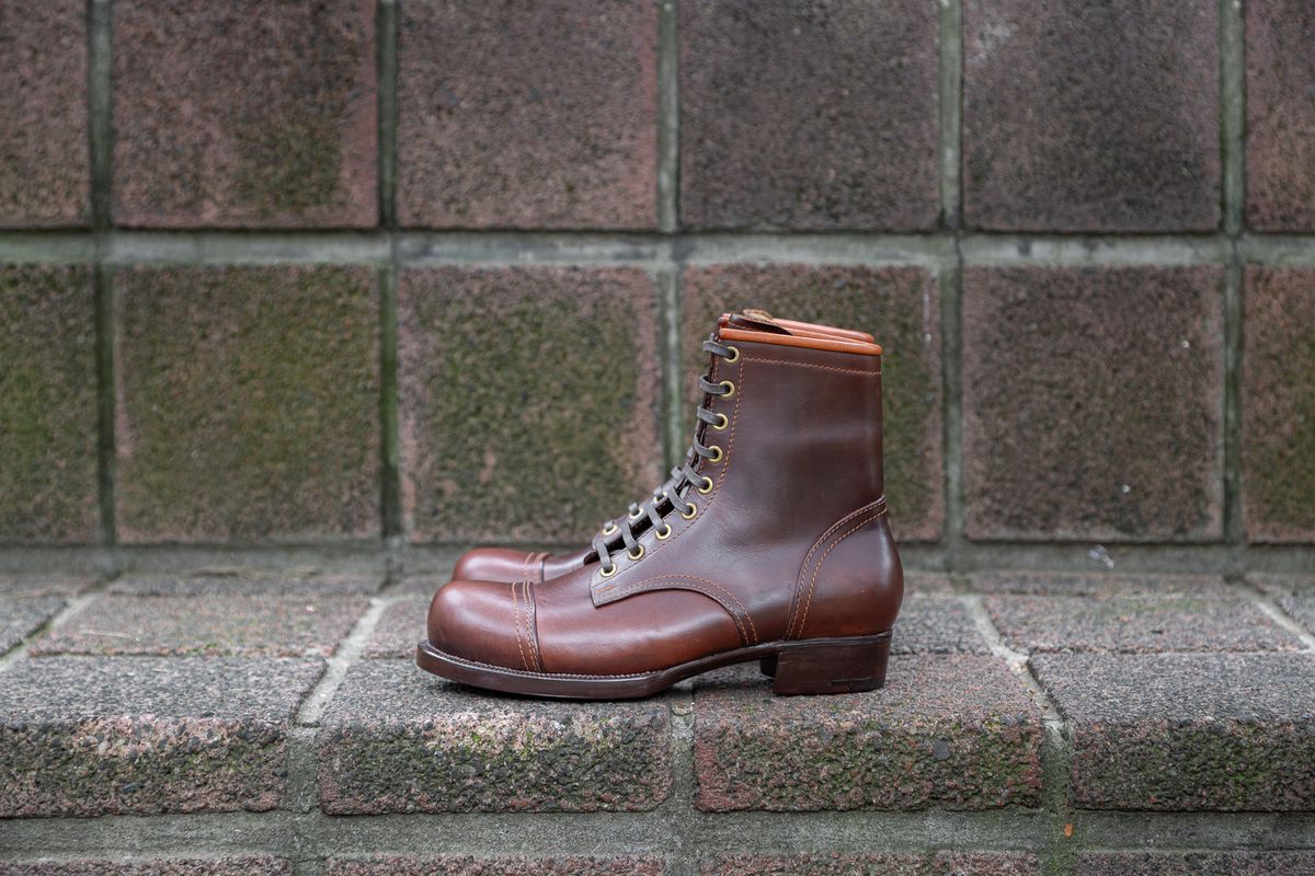 Photo by JorgeGuadarrama on October 7, 2025 of the Jorge Guadarrama Heritage Mx in Horween Timber Chromexcel.