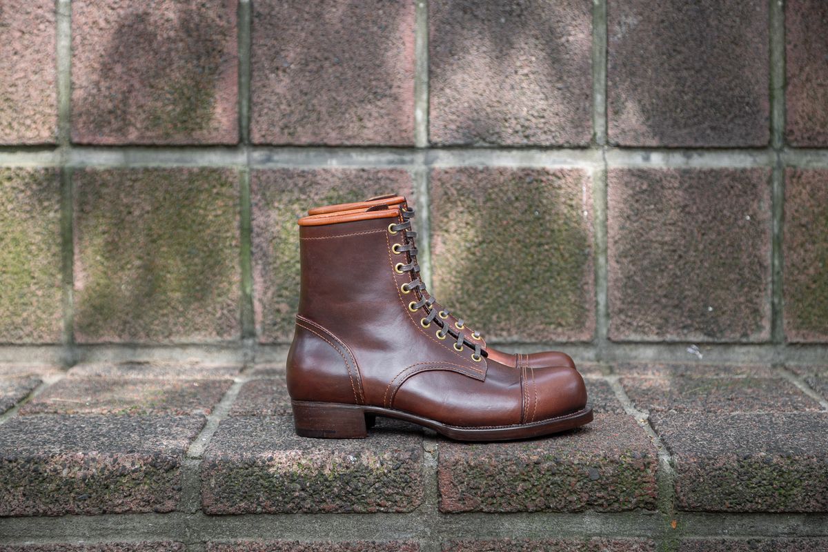 Photo by JorgeGuadarrama on October 7, 2025 of the Jorge Guadarrama Heritage Mx in Horween Timber Chromexcel.