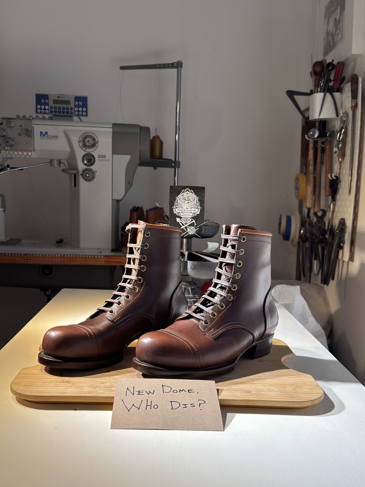 Photo by JorgeGuadarrama on October 4, 2025 of the Jorge Guadarrama Heritage Mx in Horween Timber Chromexcel.