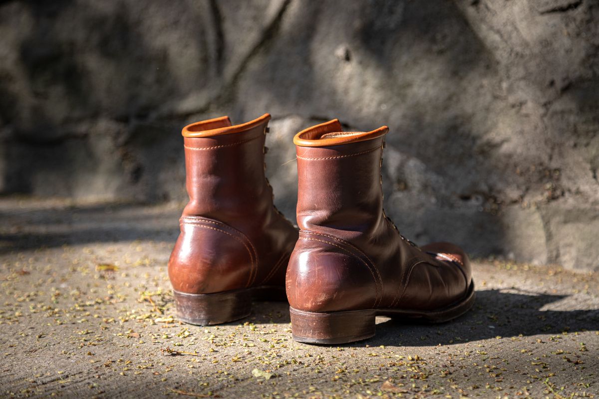 Photo by JorgeGuadarrama on December 6, 2025 of the Jorge Guadarrama Heritage Mx in Horween Timber Chromexcel.