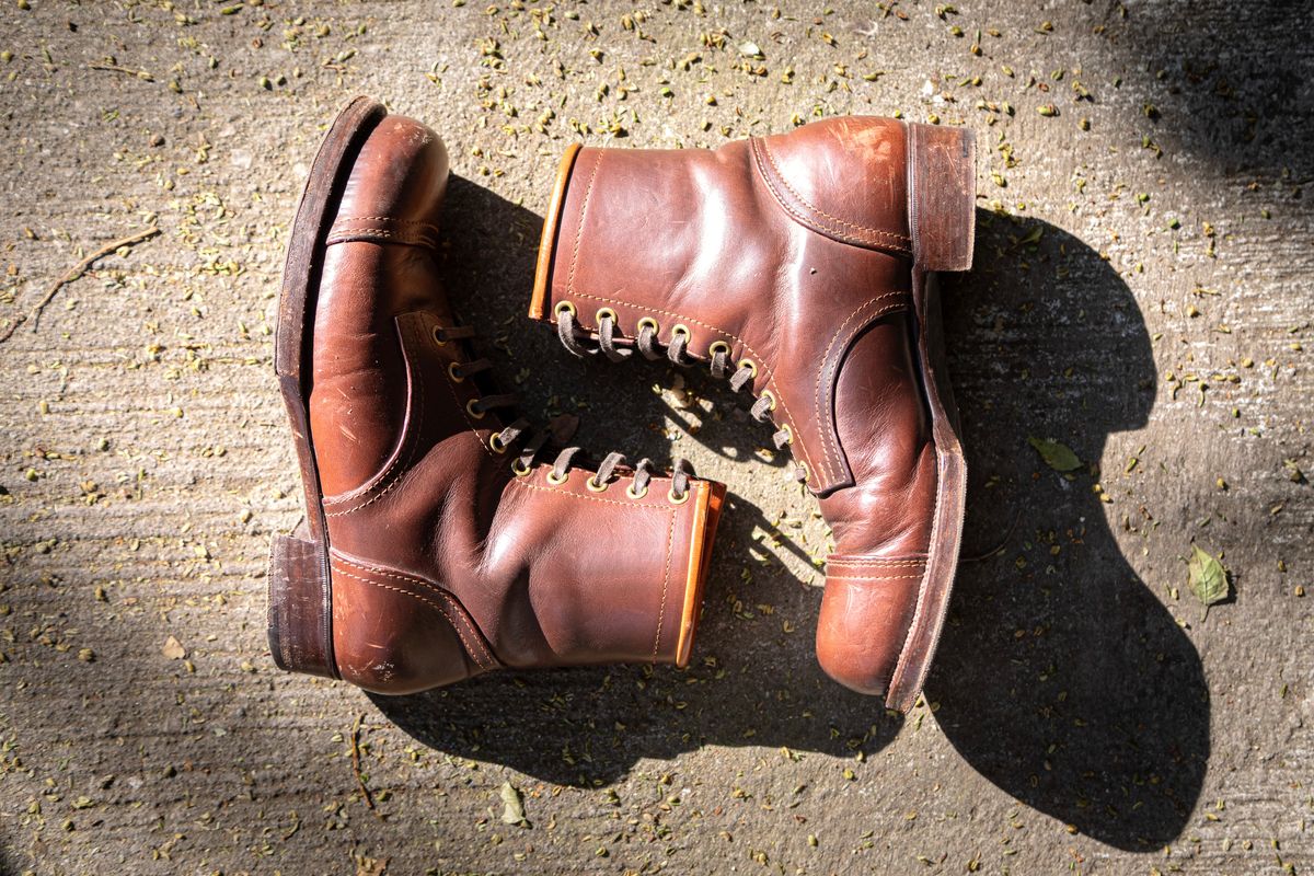 Photo by JorgeGuadarrama on December 6, 2025 of the Jorge Guadarrama Heritage Mx in Horween Timber Chromexcel.