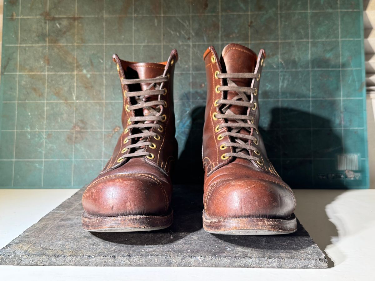 Photo by JorgeGuadarrama on January 6, 2026 of the Jorge Guadarrama Heritage Mx in Horween Timber Chromexcel.