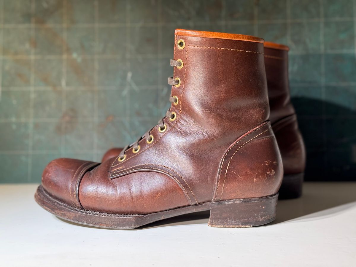 Photo by JorgeGuadarrama on January 6, 2026 of the Jorge Guadarrama Heritage Mx in Horween Timber Chromexcel.