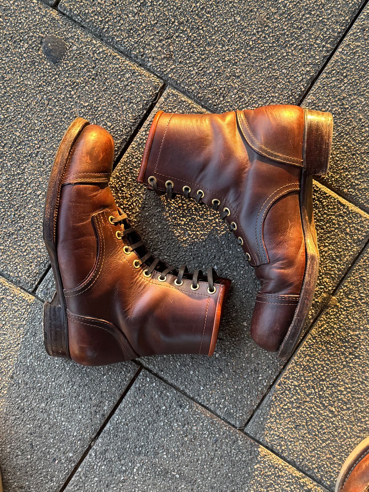 Photo by JorgeGuadarrama on March 5, 2026 of the Jorge Guadarrama Heritage Mx in Horween Timber Chromexcel.