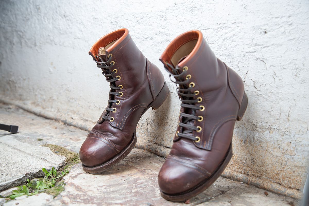 Photo by JorgeGuadarrama on April 6, 2026 of the Jorge Guadarrama Heritage Mx in Horween Timber Chromexcel.