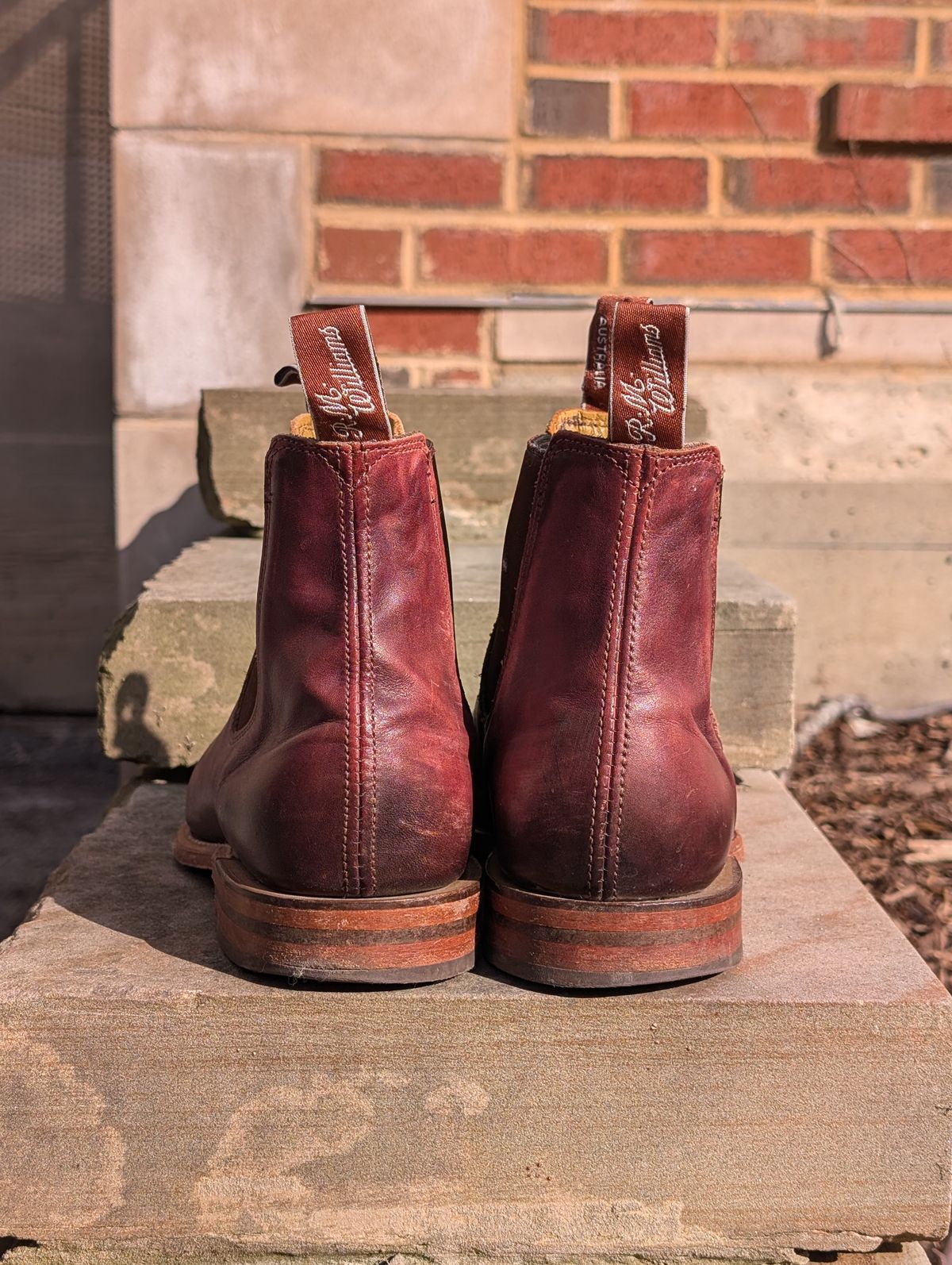 Photo by Octopodia on March 3, 2025 of the R.M. Williams Chinchilla in Burnished Crust Leather.