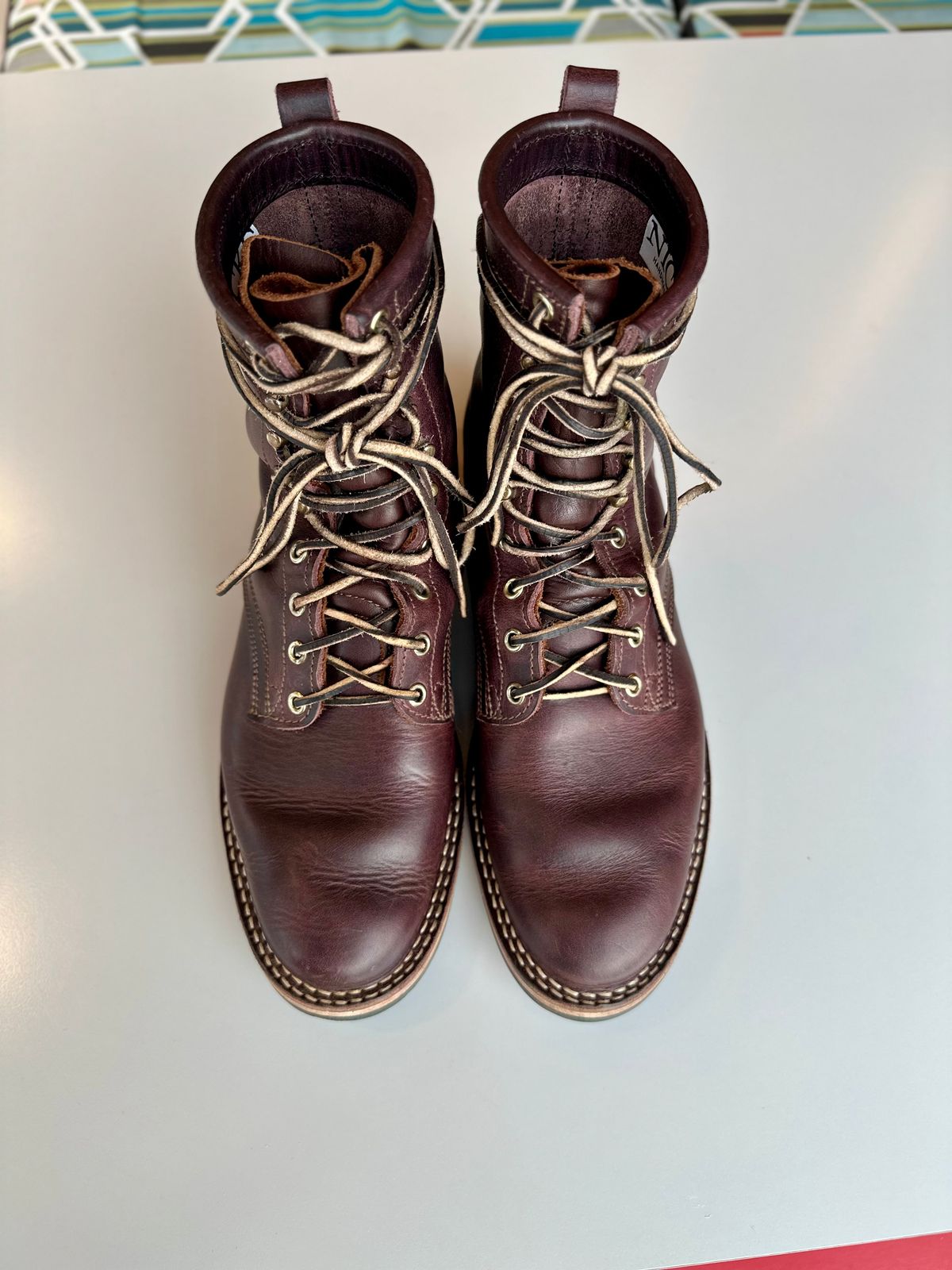 Photo by RUNNOFT on November 2, 2025 of the Nicks Nicks X Parkhurst V3 in Horween Cypress 8.