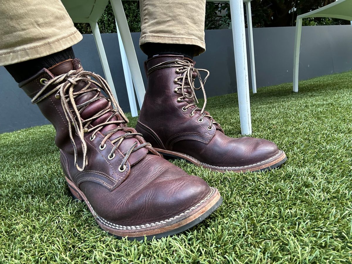 Photo by RUNNOFT on November 19, 2025 of the Nicks Nicks X Parkhurst V3 in Horween Cypress 8.