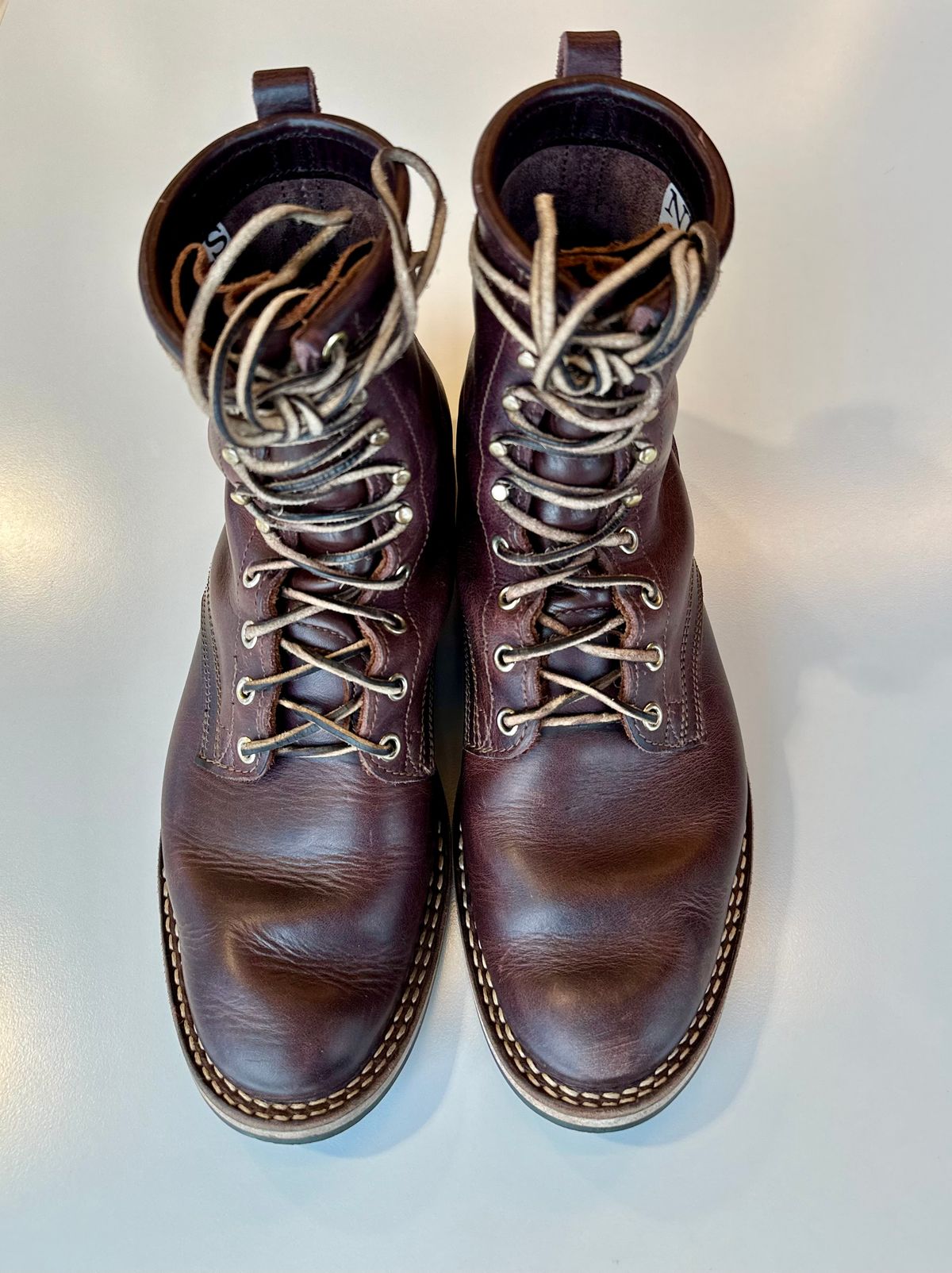 Photo by RUNNOFT on January 3, 2026 of the Nicks Nicks X Parkhurst V3 in Horween Cypress 8.