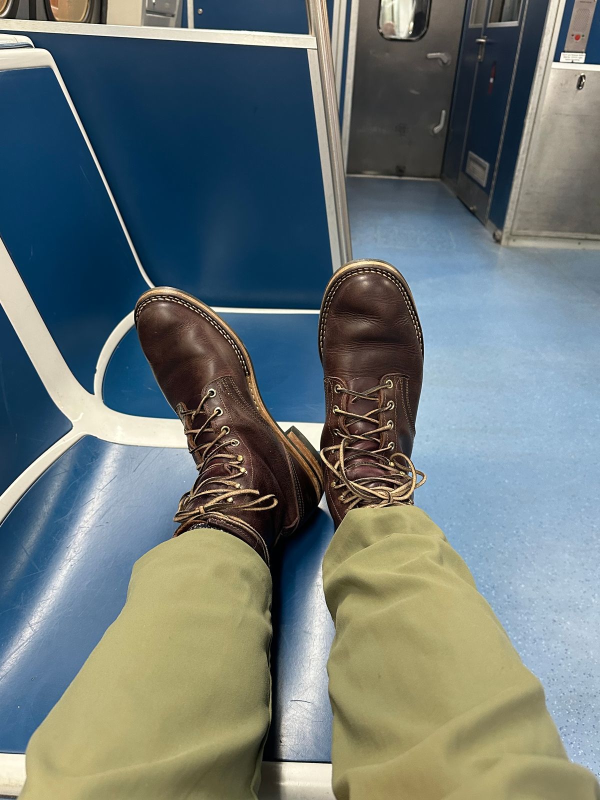 Photo by RUNNOFT on January 14, 2026 of the Nicks Nicks X Parkhurst V3 in Horween Cypress 8.