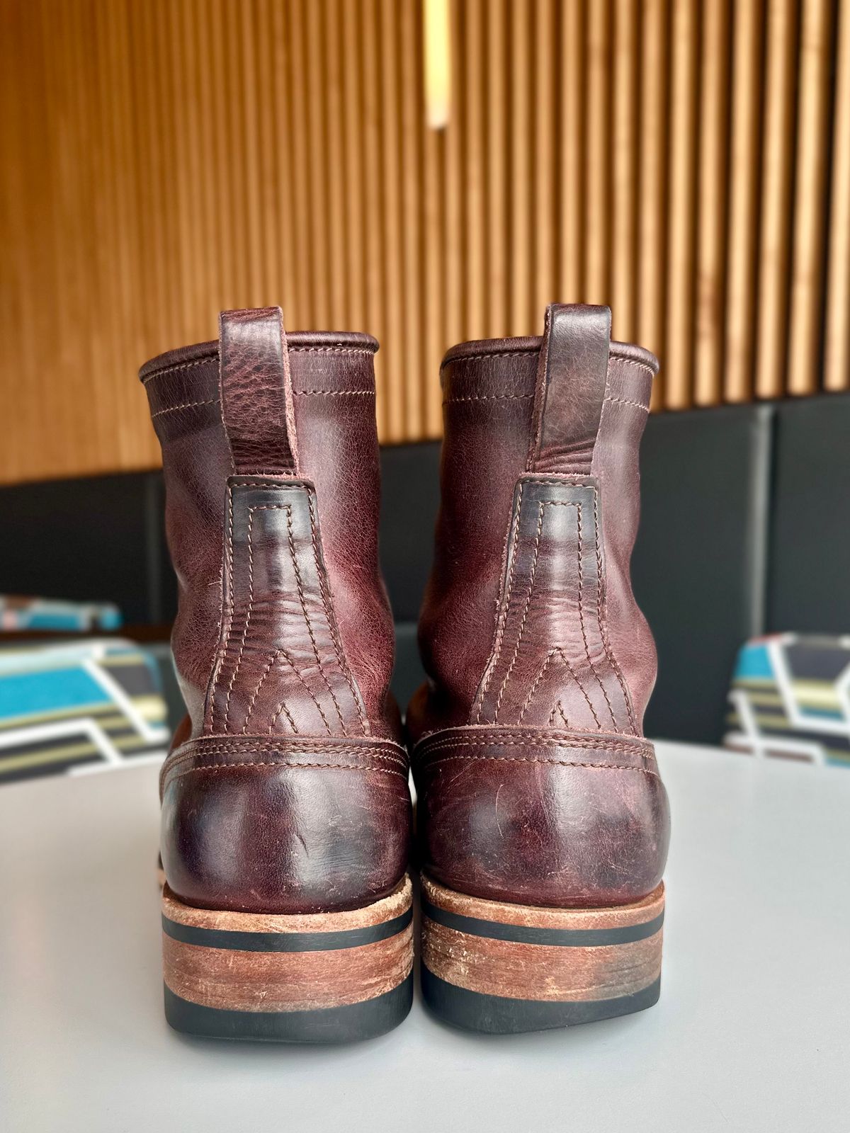 Photo by RUNNOFT on February 27, 2026 of the Nicks Nicks X Parkhurst V3 in Horween Cypress 8.