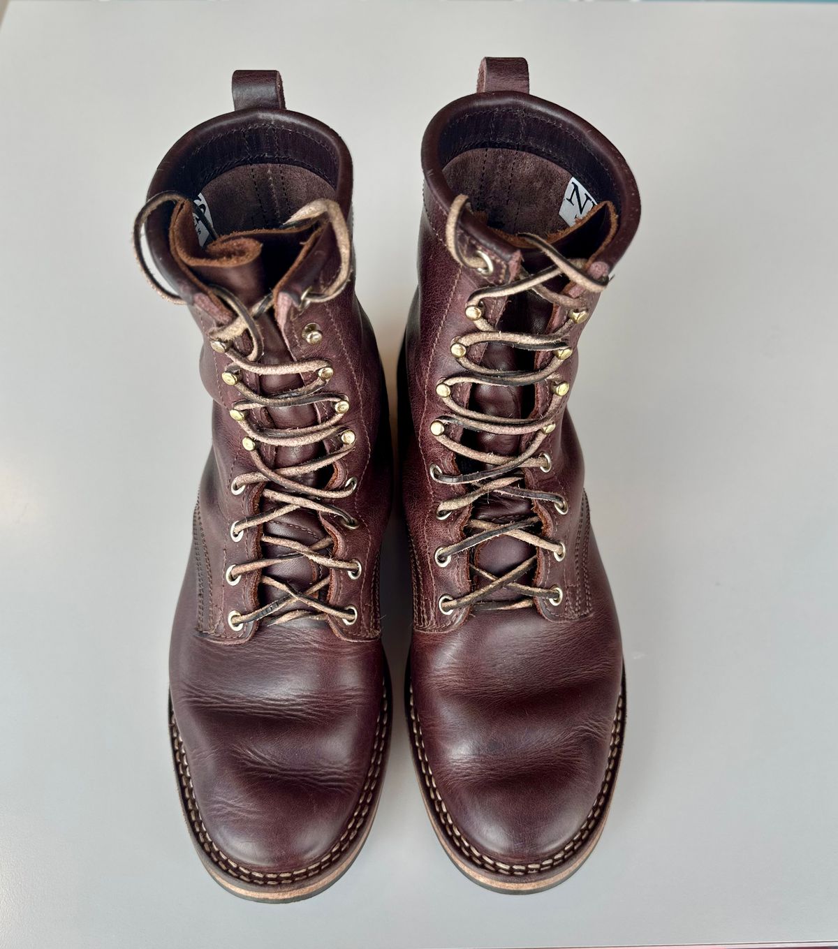 Photo by RUNNOFT on February 27, 2026 of the Nicks Nicks X Parkhurst V3 in Horween Cypress 8.