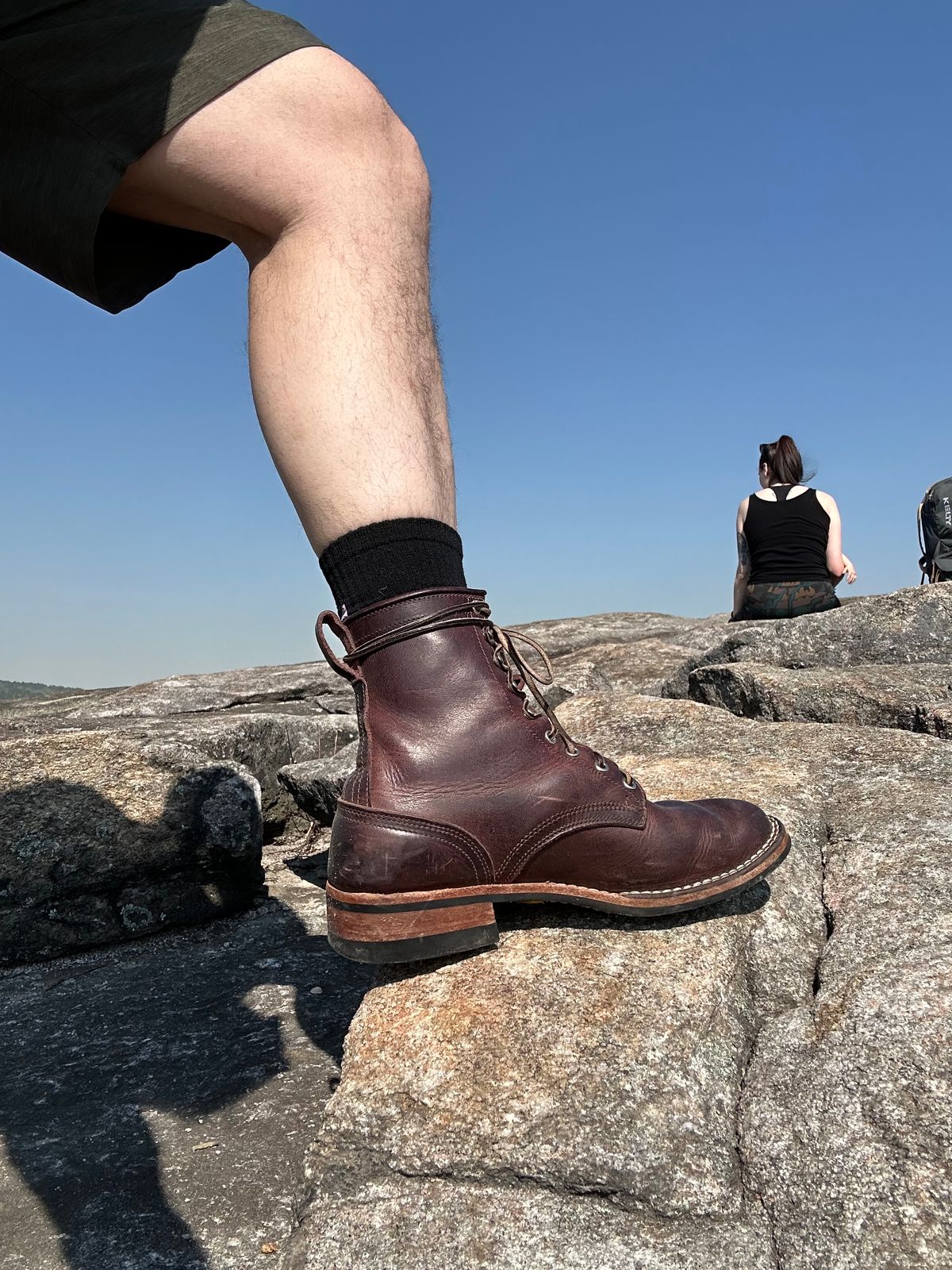 Photo by RUNNOFT on March 22, 2026 of the Nicks Nicks X Parkhurst V3 in Horween Cypress 8.