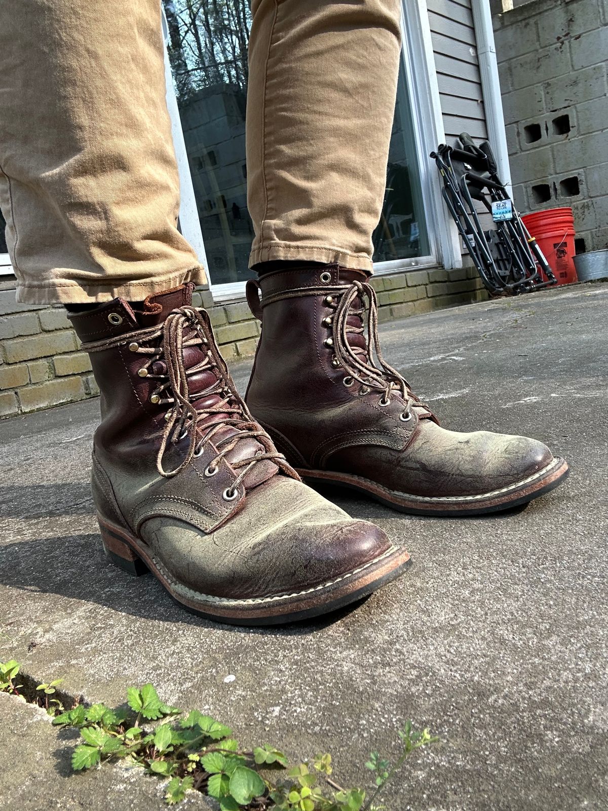 Photo by RUNNOFT on March 25, 2026 of the Nicks Nicks X Parkhurst V3 in Horween Cypress 8.