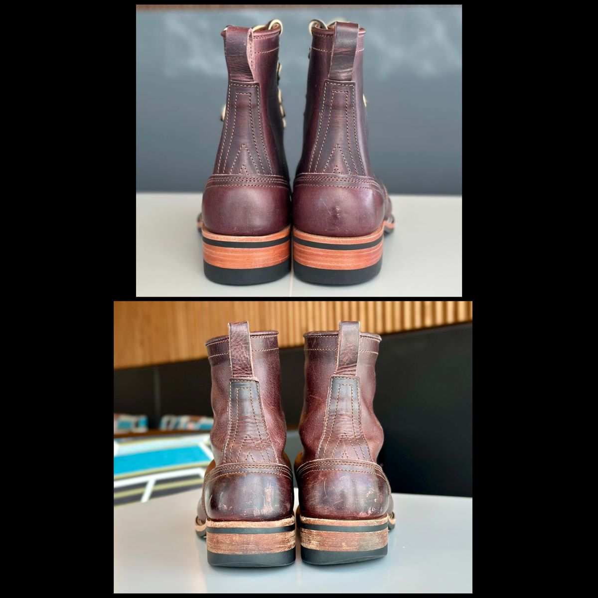 Photo by RUNNOFT on April 5, 2026 of the Nicks Nicks X Parkhurst V3 in Horween Cypress 8.