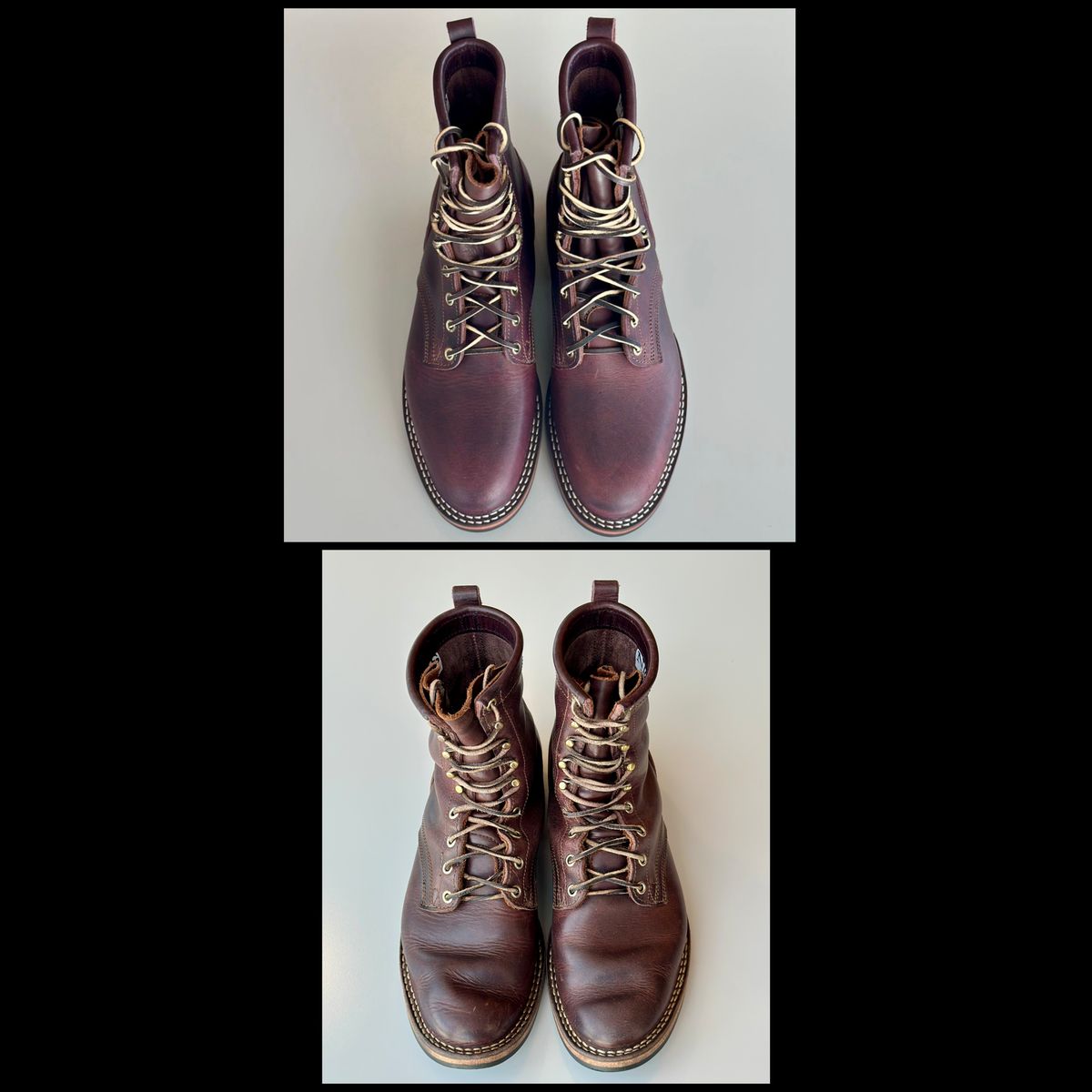 Photo by RUNNOFT on April 5, 2026 of the Nicks Nicks X Parkhurst V3 in Horween Cypress 8.