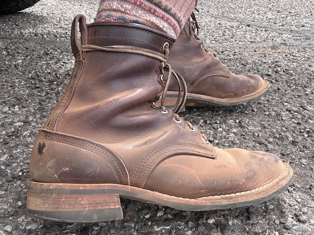 Photo by RUNNOFT on April 10, 2026 of the Nicks Nicks X Parkhurst V3 in Horween Cypress 8.