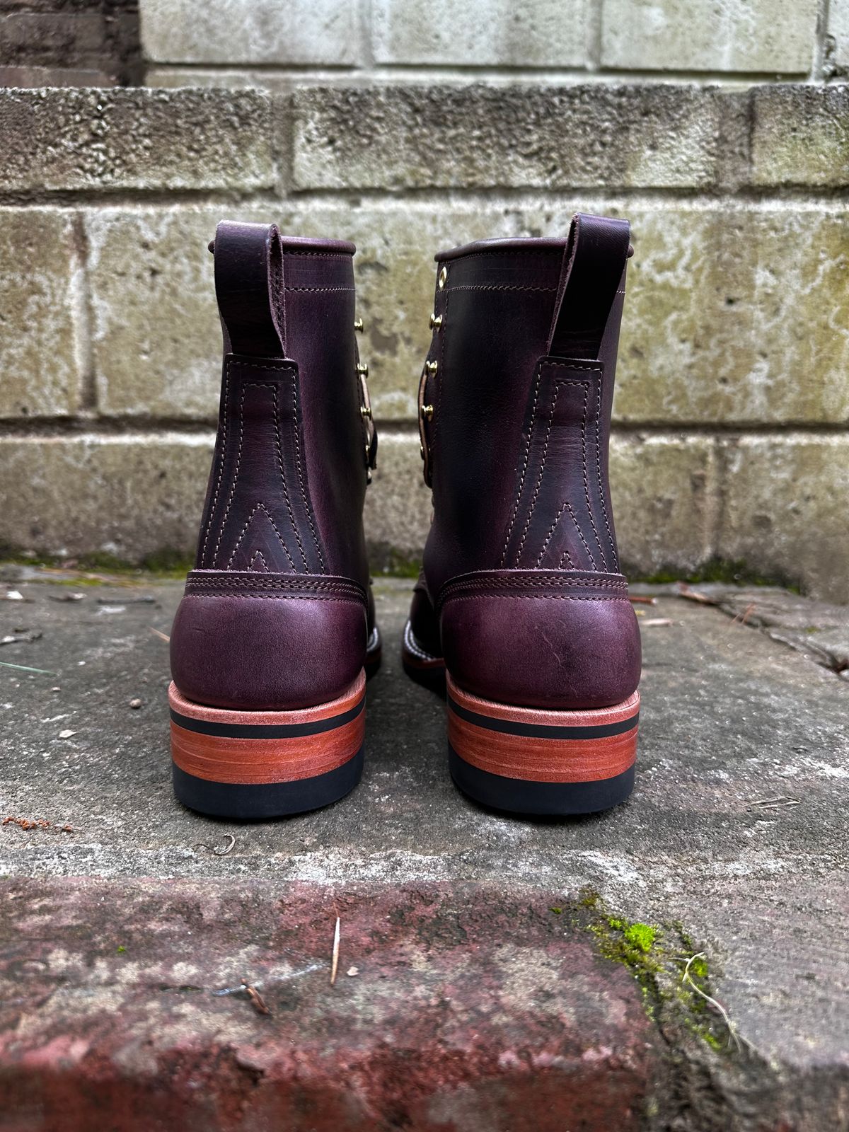 Photo by RUNNOFT on May 31, 2025 of the Nicks x Parkhurst V3 in Horween Cypress 8.