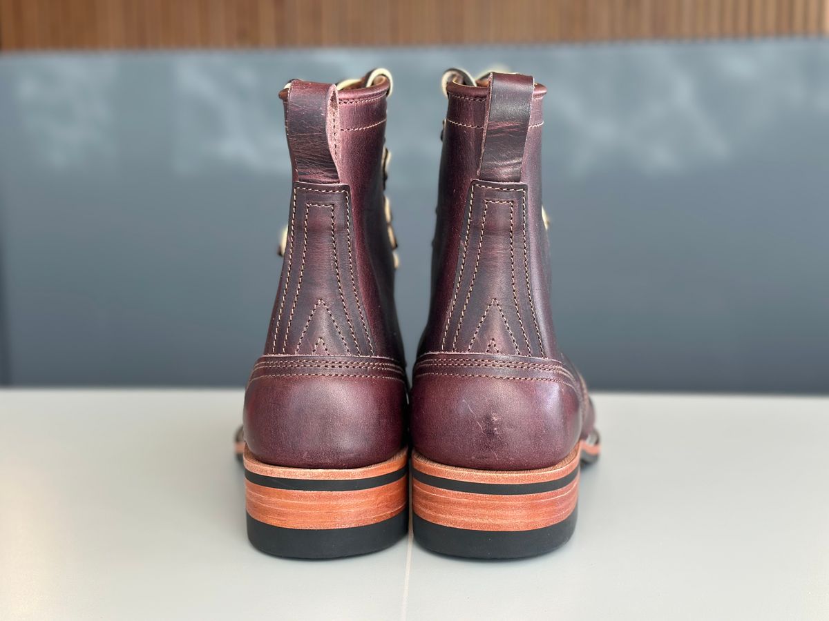 Photo by RUNNOFT on October 4, 2025 of the Nicks x Parkhurst V3 in Horween Cypress 8.