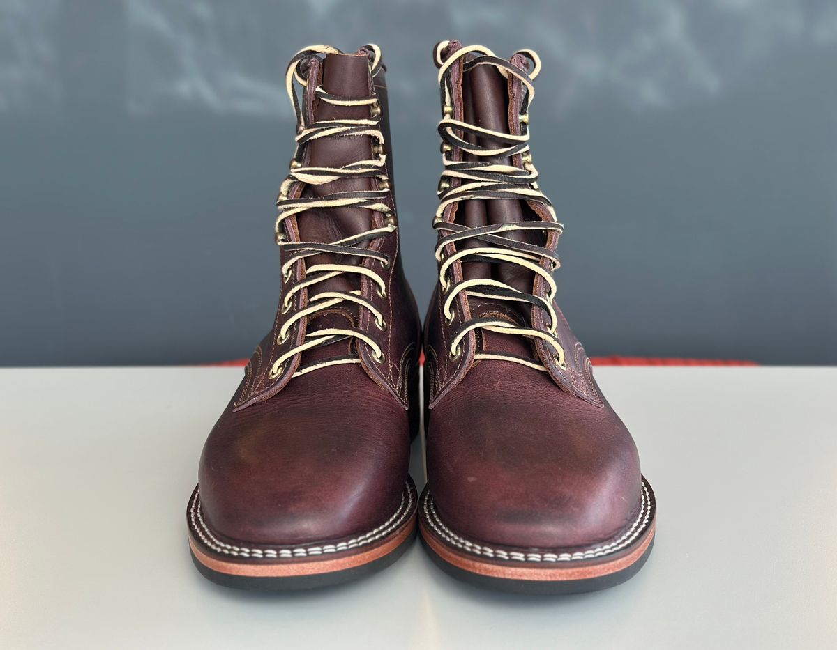 Photo by RUNNOFT on October 4, 2025 of the Nicks x Parkhurst V3 in Horween Cypress 8.