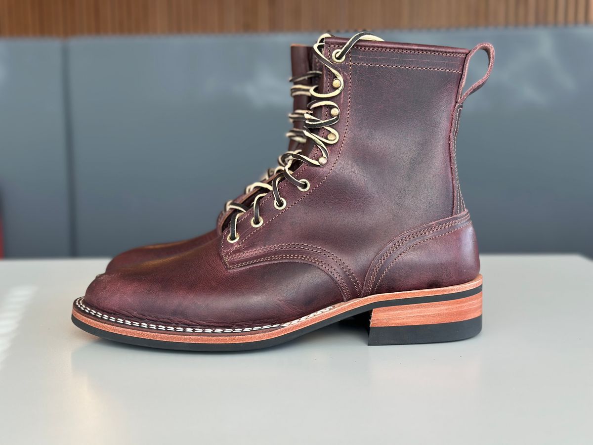 Photo by RUNNOFT on October 4, 2025 of the Nicks x Parkhurst V3 in Horween Cypress 8.