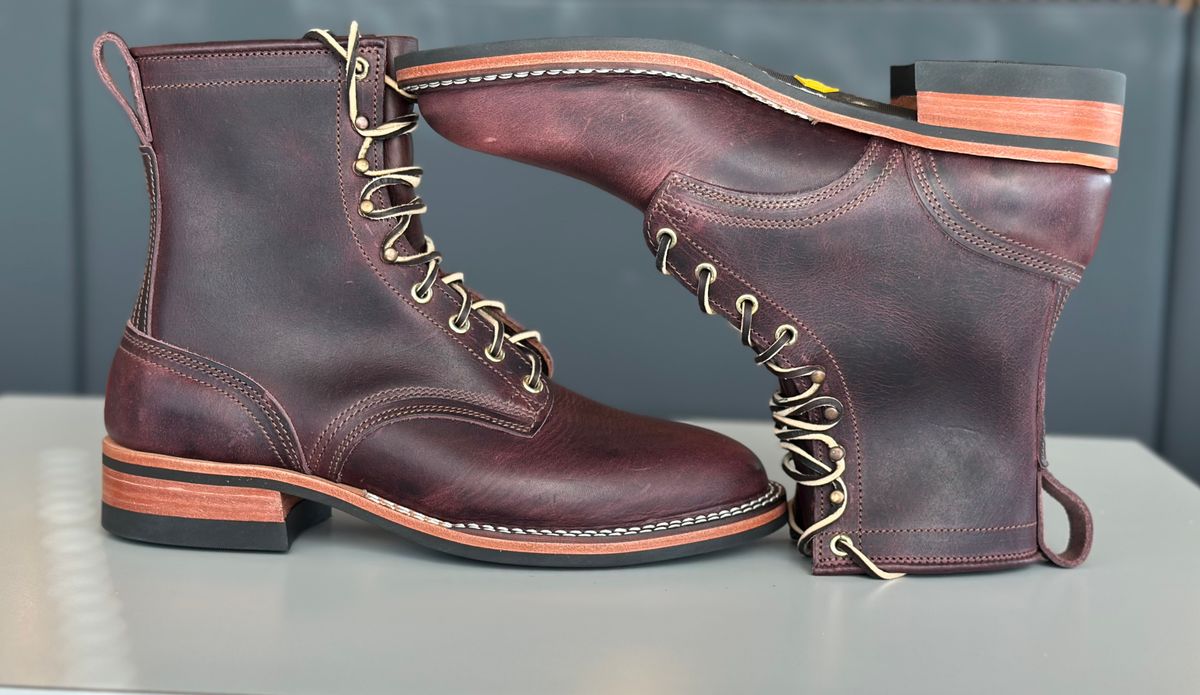 Photo by RUNNOFT on October 4, 2025 of the Nicks x Parkhurst V3 in Horween Cypress 8.