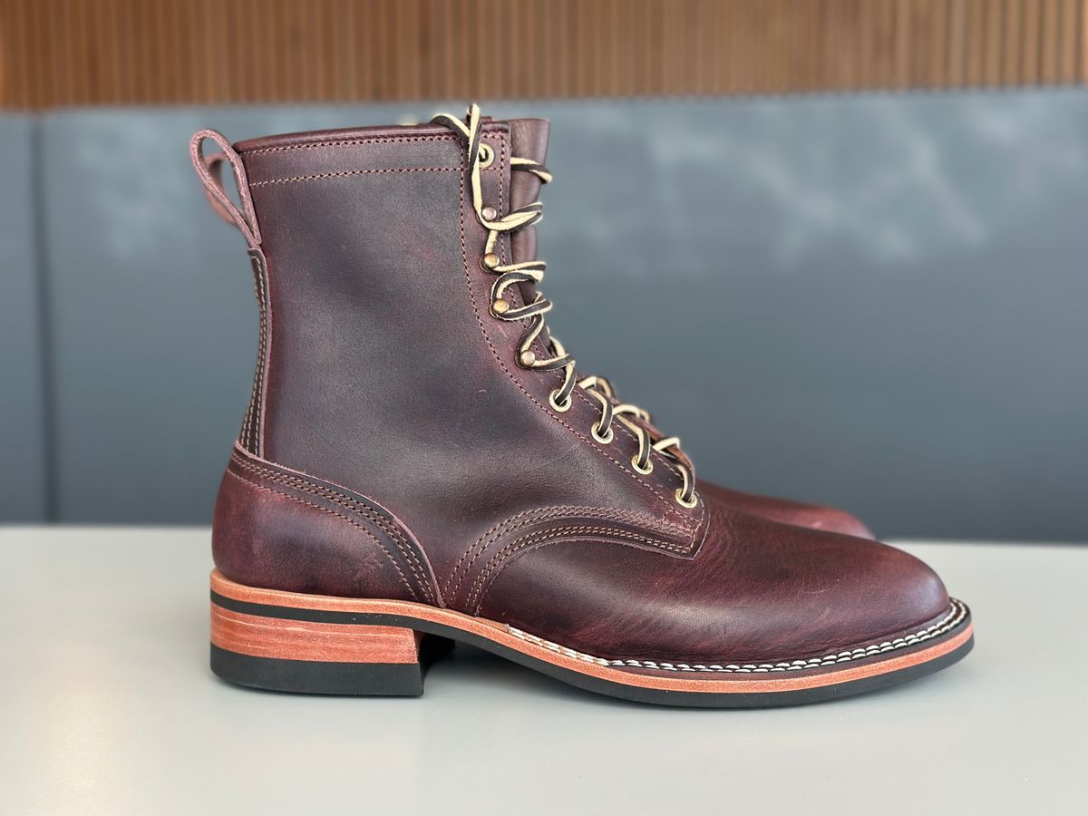 Photo by RUNNOFT on October 4, 2025 of the Nicks x Parkhurst V3 in Horween Cypress 8.