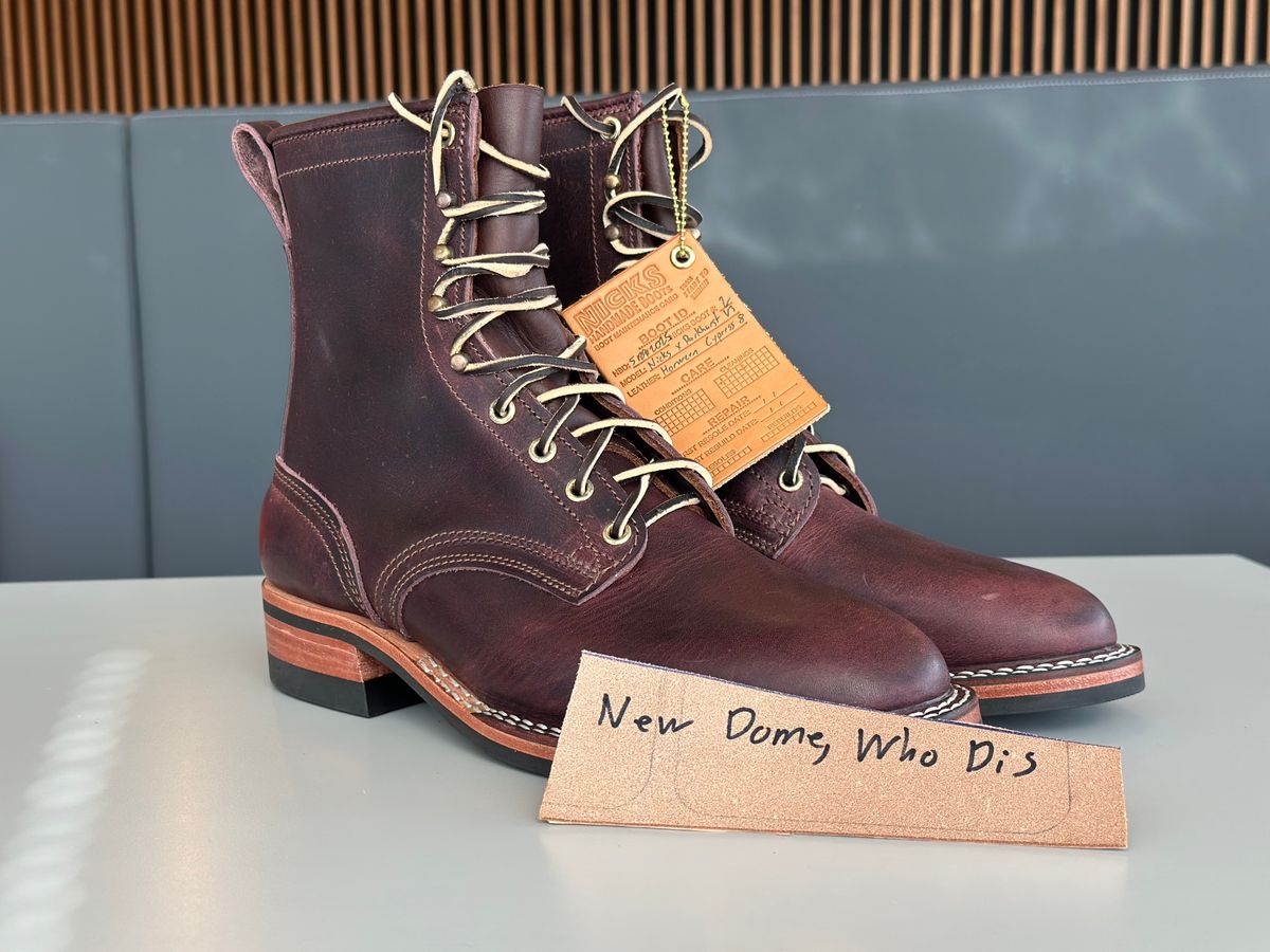 Photo by RUNNOFT on October 4, 2025 of the Nicks x Parkhurst V3 in Horween Cypress 8.