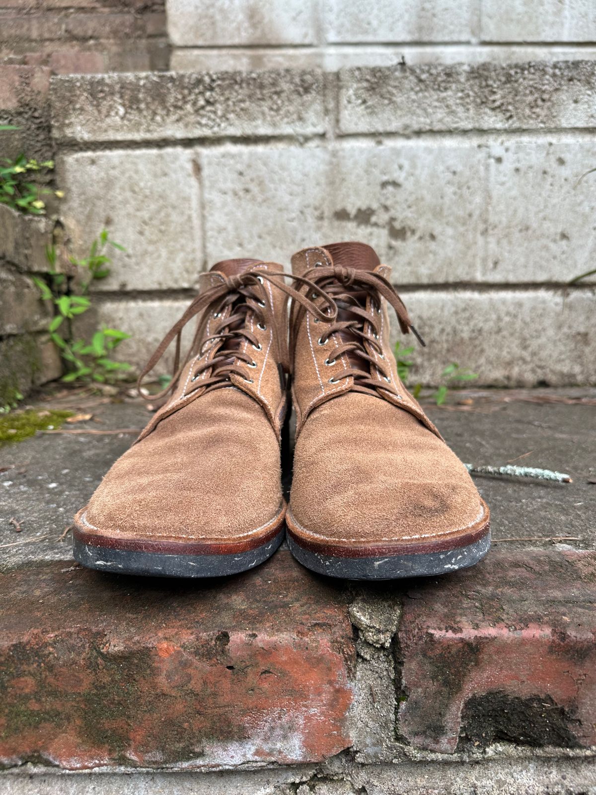 Photo by RUNNOFT on June 21, 2026 of the Oldspeed MFG Henry Johnson in Horween Natural Chromexcel Roughout.