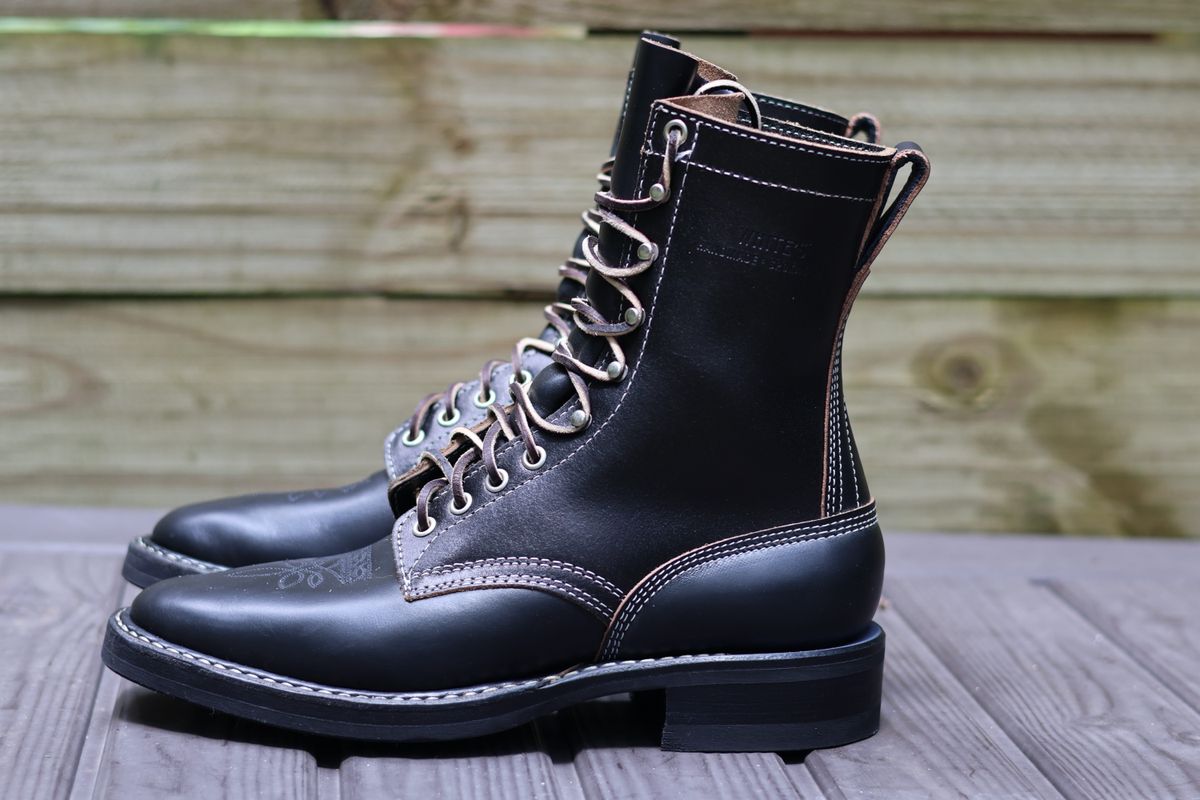 Photo by RUNNOFT on August 1, 2025 of the White's Farmer/Rancher in Horween Black Chromexcel Horsehide.