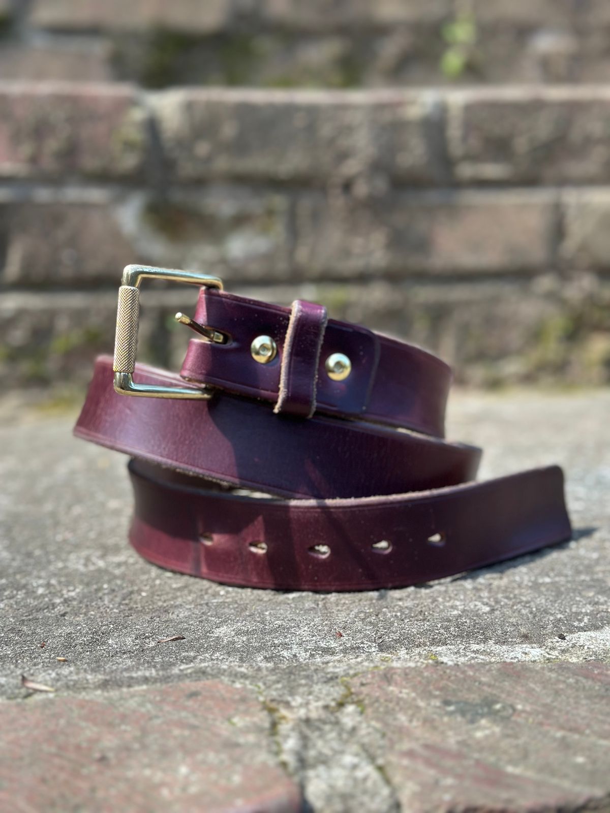 Photo by RUNNOFT on March 21, 2026 of the Coronado Leather NO. 89 Chromexcel Classic Belt in Horween Color 8 Chromexcel.