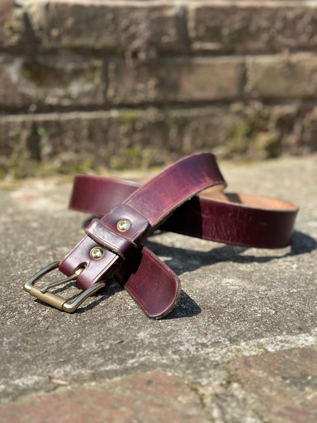 Photo by RUNNOFT on March 21, 2026 of the Coronado Leather NO. 89 Chromexcel Classic Belt in Horween Color 8 Chromexcel.
