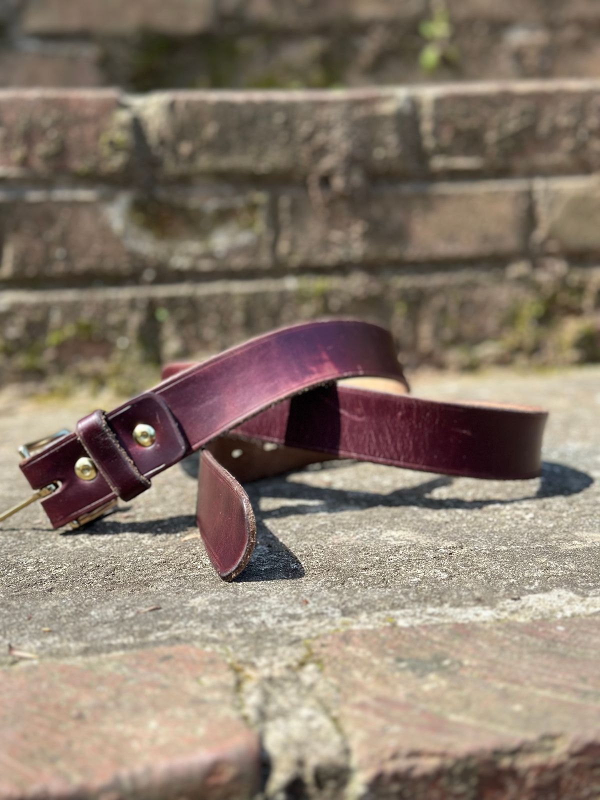 Photo by RUNNOFT on March 21, 2026 of the Coronado Leather NO. 89 Chromexcel Classic Belt in Horween Color 8 Chromexcel.